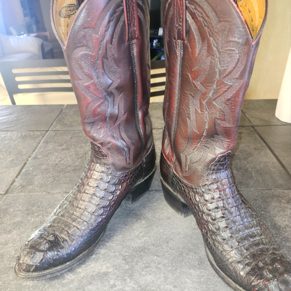 Lucchese 2000 Size 12d CAIMAN - Picture 1 of 4